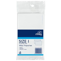 Croxley E8 Envelope Tropical Seal White 92x152mm, Pack of 20