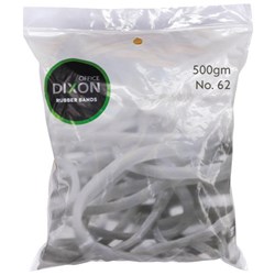 Dixon Rubber Bands No.62 500g