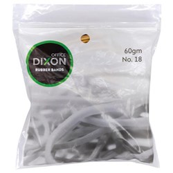 Dixon Rubber Bands No.18 60g