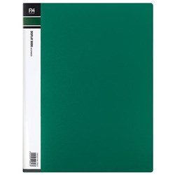 FM A4 Display Book 20 Pocket Green
