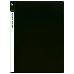 FM Display Book Insert Cover 40 Pocket Black
