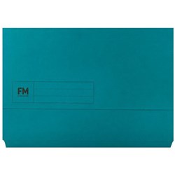FM Document Wallet Foolscap Blue