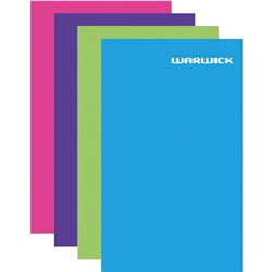 Warwick Notebook 7mm Ruled Fluoro 32 Leaves 165x100mm
