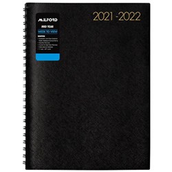Milford Boston A43 Mid Year Diary A4 Week To View 1 July 2021 to 30 June 2022
