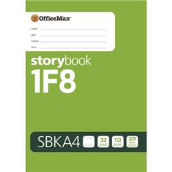 OfficeMax 1F8 SBKA4 Story Book 12mm Ruled Picture Space 32 Leaves