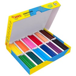 Jovi Hard Crayons Classroom Pack A Assorted Colours, Box of 300