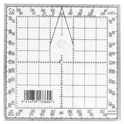 Taurus Square Protractor 360 degrees 13cm