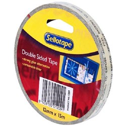 Sellotape 1209 Double Sided Tape 12mm x 15m