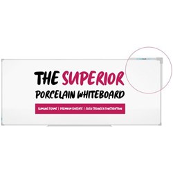 Boyd  Clarity Porcelain Whiteboard Magnetic 1200 x 3600mm