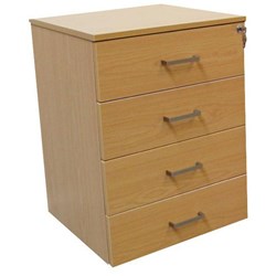 Accord Mobile 4 Drawer Locking Tawa