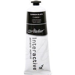 Atelier Interactive Acrylic Paint S1 80ml Carbon Black