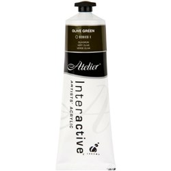 Atelier Interactive Acrylic Paint S1 80ml Olive Green