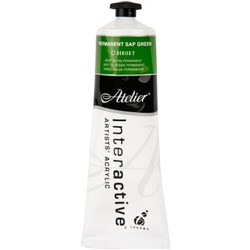 Atelier Interactive Acrylic Paint S2 80ml Permanent Sap Green