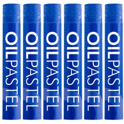 Mungyo Oil Pastels Blue , Pack of 6