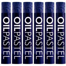 Mungyo Oil Pastels Prussian Blue, Pack of 6
