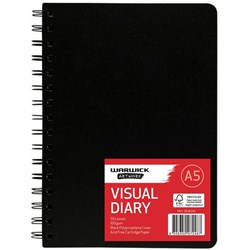 Artworx A5 Spiral Visual Diary 50 Leaves