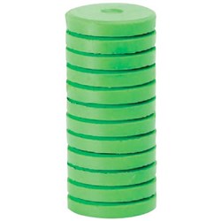 Tempera Paint Blocks Brilliant Green, Pack of 12