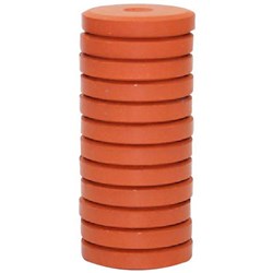 Tempera Paint Blocks Burnt Sienna, Pack of 12