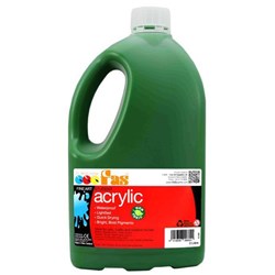 Fas Student Acrylic Paint 2L Dark Green
