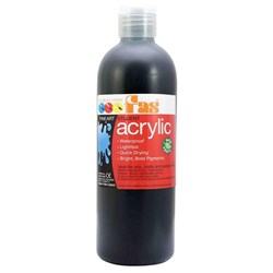 Fas Student Acrylic Paint 500ml Black