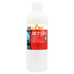 Fas Student Acrylic Paint 500ml White