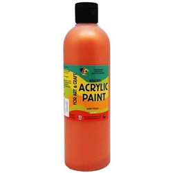 Five Star NZACRYL Acrylic Paint 500ml Metallic Copper