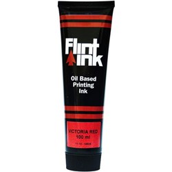 Five Star Flint Ink Oil-Based Printing Ink 100ml Victoria Red