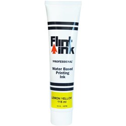 Five Star Flint Ink Water-Based Printing Ink 115ml Lemon Yellow