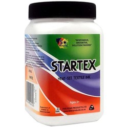 Five Star Startex Textile Ink 375ml White