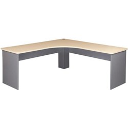 Spartan Workstation 1800mm Maple & Silver