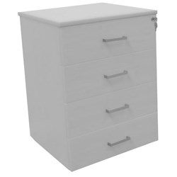 Accord Mobile 4 Drawer Locking Grey