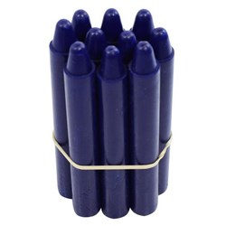 Retsol Hard Wax Crayons Dark Blue, Set of 10