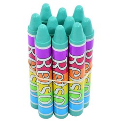 Retsol Soft Wax Crayons Turquoise, Set of 10