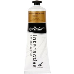 Atelier Interactive Acrylic Paint S4 80ml Rich Gold