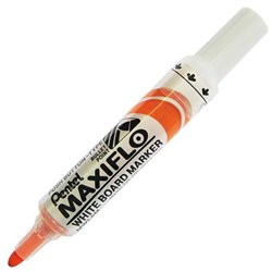 Pentel Maxiflo Orange Whiteboard Marker Bullet Tip