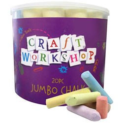 Jumbo Playground Chalk, Pack of 20