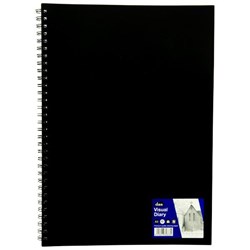DAS A3 Visual Diary Spiral 110gsm 60 Leaves
