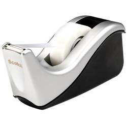 Scotch® C60 Tape Dispenser 19mm Silver/Black