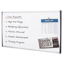 Quartet Arc Cubicle Whiteboard Magnetic 760 x 460mm