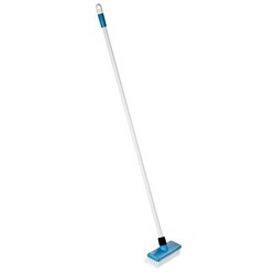 Raven Deck Scrub Stiff Fill Broom With Handle 255mm Blue/White