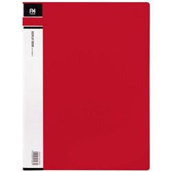 FM A4 Display Book 40 Pocket Red