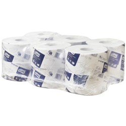 Tork T2 Advanced Mini Jumbo Toilet Tissue 2 Ply, Carton of 12