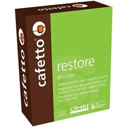 Cafetto Coffee Machine Descaler Restore Cleaner Sachets 25gm, Pack of 4