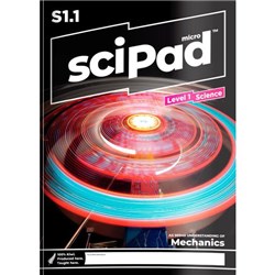 sciPAD 1.1 Science Mechanics Workbook Level 1 Year 11 9780473202293