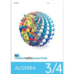 Walker Maths Essentials Algebra 3/4 9780170447492