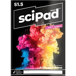 sciPAD 1.5 Micro Science Acid & Bases Workbook Level 1 Year 11 9780473202309