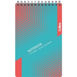 Collins Reporters Notebook Polypropylene Spiral 200x127mm 100 Leaves