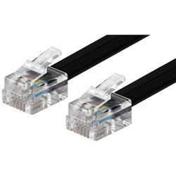 Dynamix Patchwire Cross Connect RJ12 Telephone Cable 5m