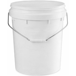 Plastic Bucket Wire Handle Assorted Colour 20L