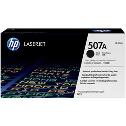 HP 507A Black Laser Toner Cartridge CE400A